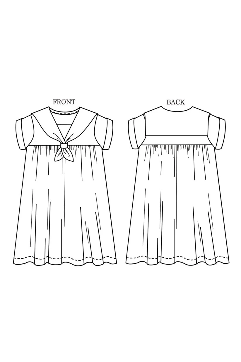 The Skipper Dress (Kids / 3-8 yrs) Pattern - Merchant & Mills - Image 3