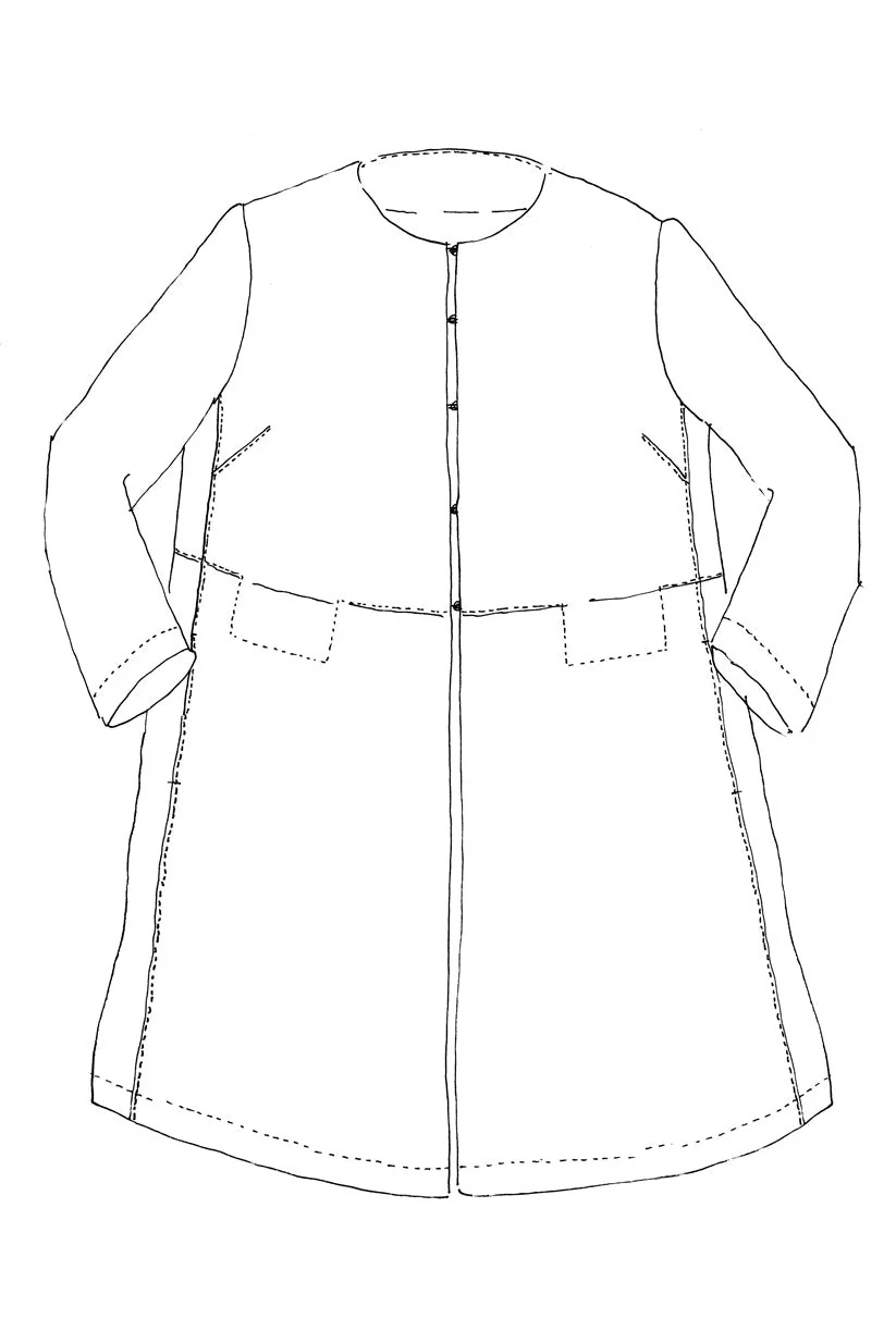The Strand Coat Womens PDF Pattern - Merchant & Mills - Image 4