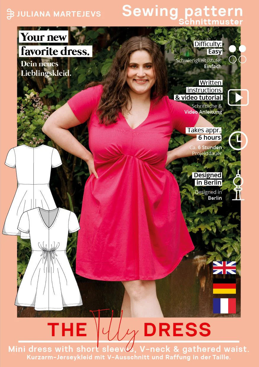The Tilly Jersey Midi Dress - Paper Sewing Pattern - Juliana Martejevs - Image 5