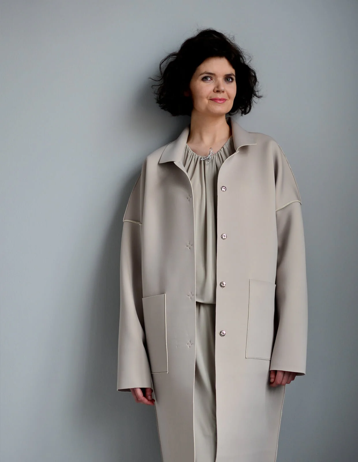 The Unlined Raw Edge Coat - PDF Pattern - The Makers Atelier - Image 3