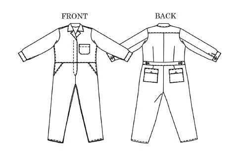 The Thelma (Workwear Boilersuit) Womens Pattern - Merchant & Mills - Image 7