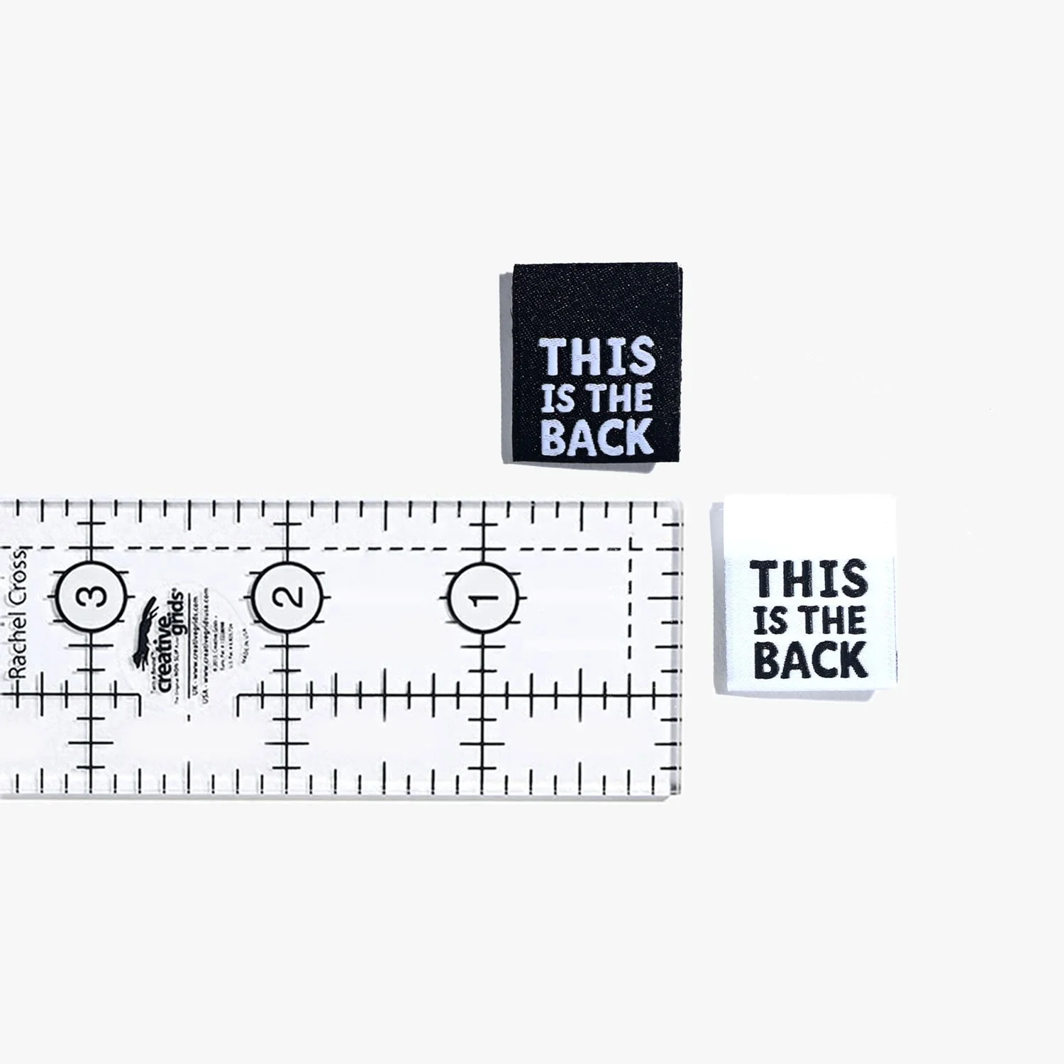 "THIS IS THE BACK" v.2 Woven Label Pack - Kylie And The Machine - Image 3