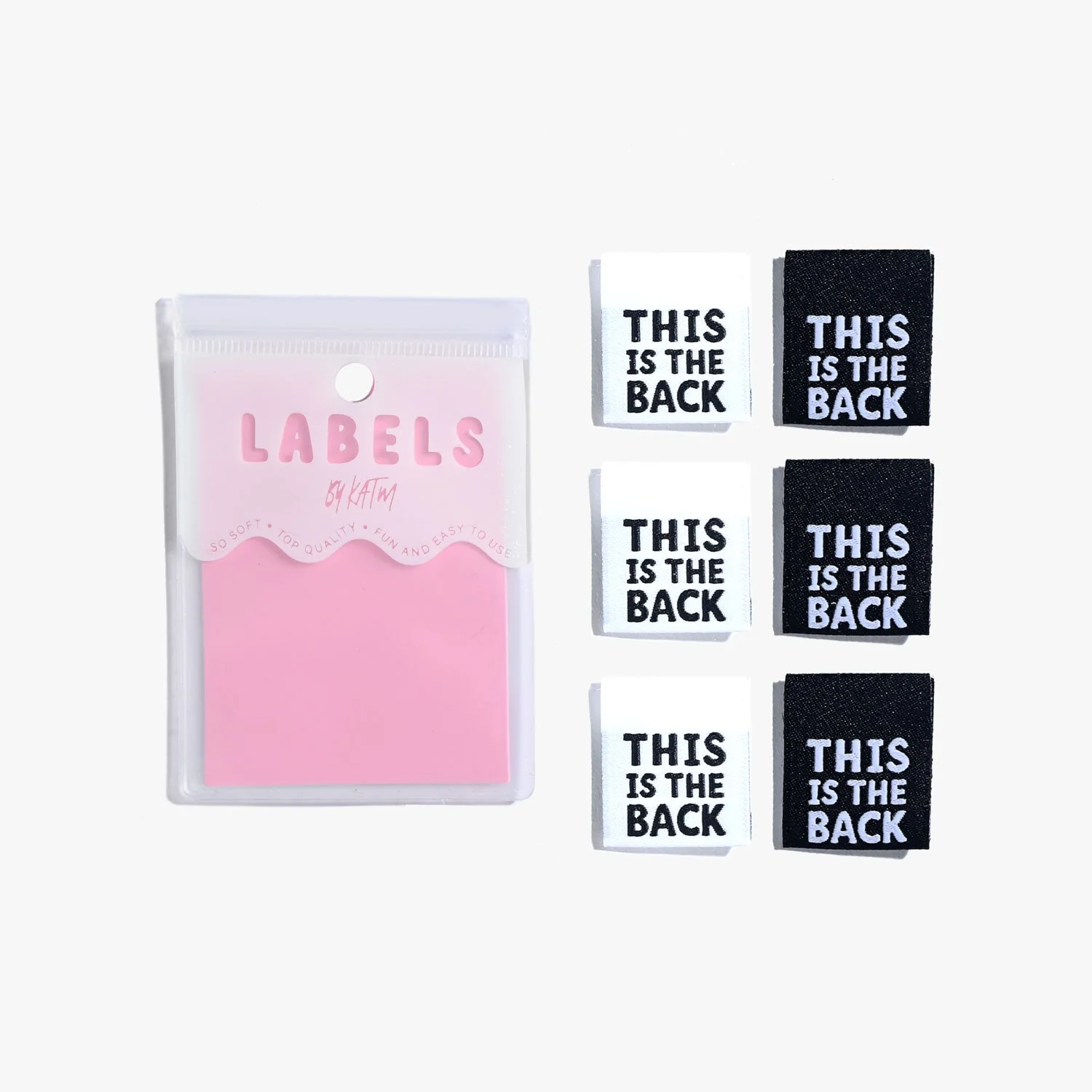 "THIS IS THE BACK" v.2 Woven Label Pack - Kylie And The Machine - Image 5
