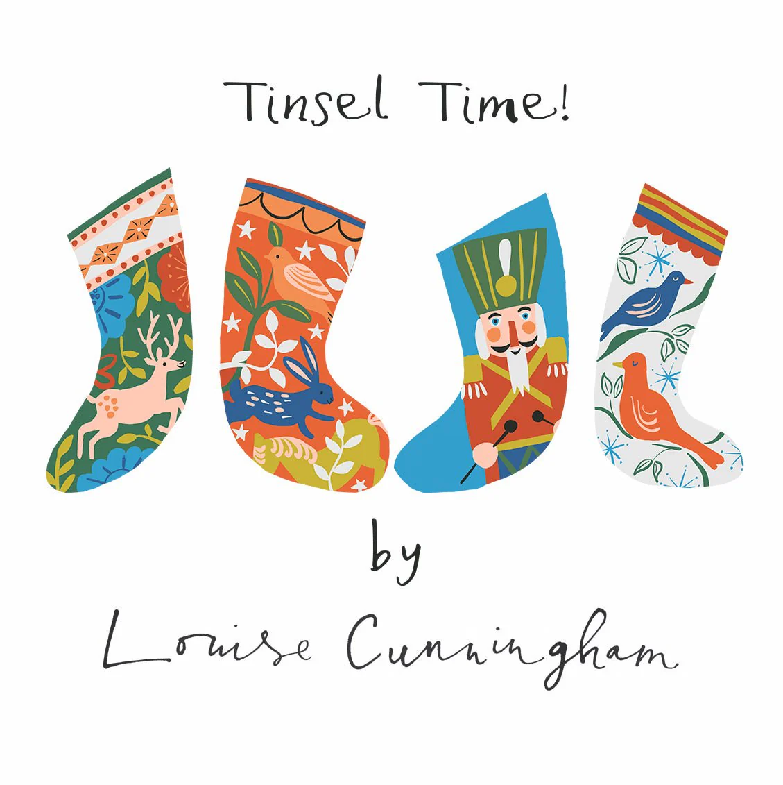 Tinsel - Tinsel Time! - Louise Cunningham - Cloud 9 Fabrics - Poplin - Image 2