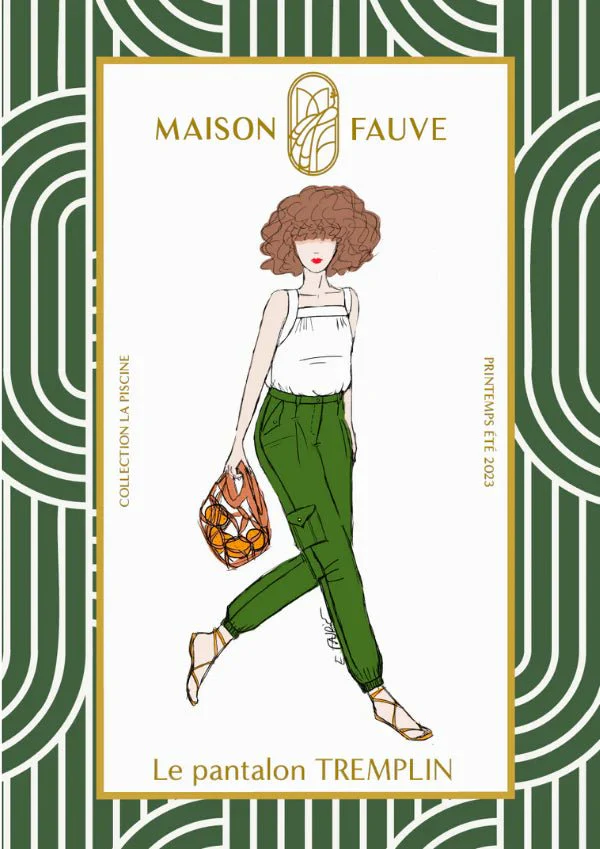 Tremplin Trousers Paper Sewing Pattern - Maison Fauve