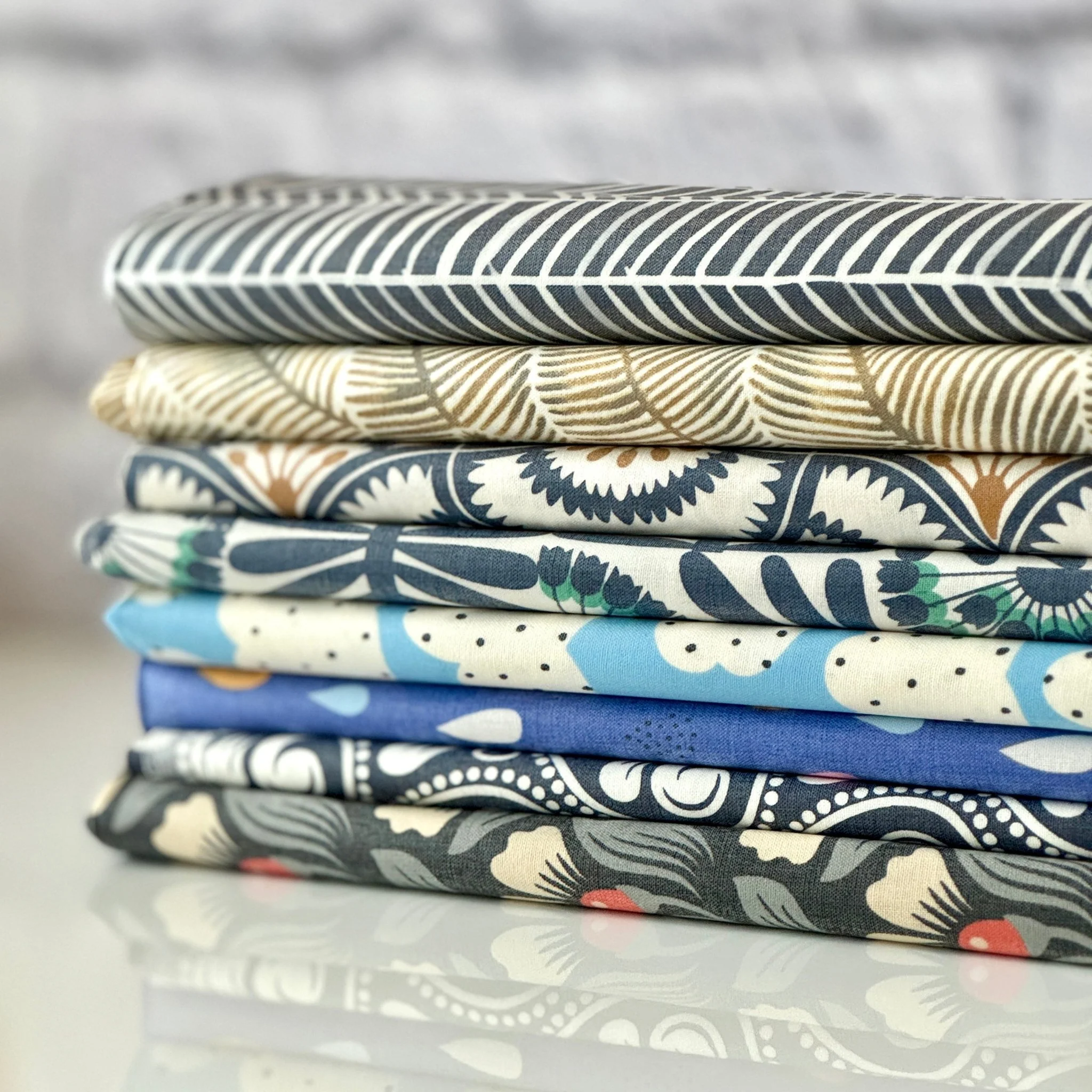 Tropical Leaves - Cat Coo for Cloud9 Fabrics - Broadcloth with Matte Laminate - Image 7