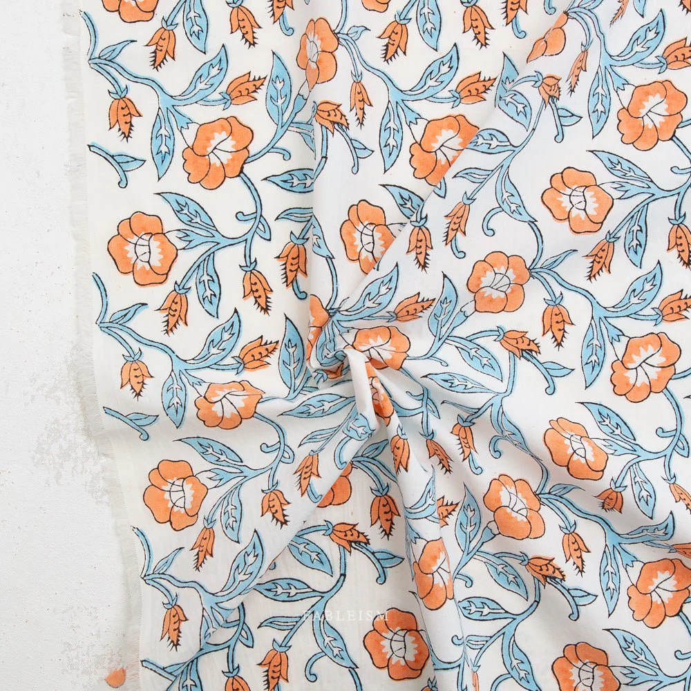 Trumpet Vines - Winter - Indian Block Prints Cottage - Fableism Supply Co. - Image 3