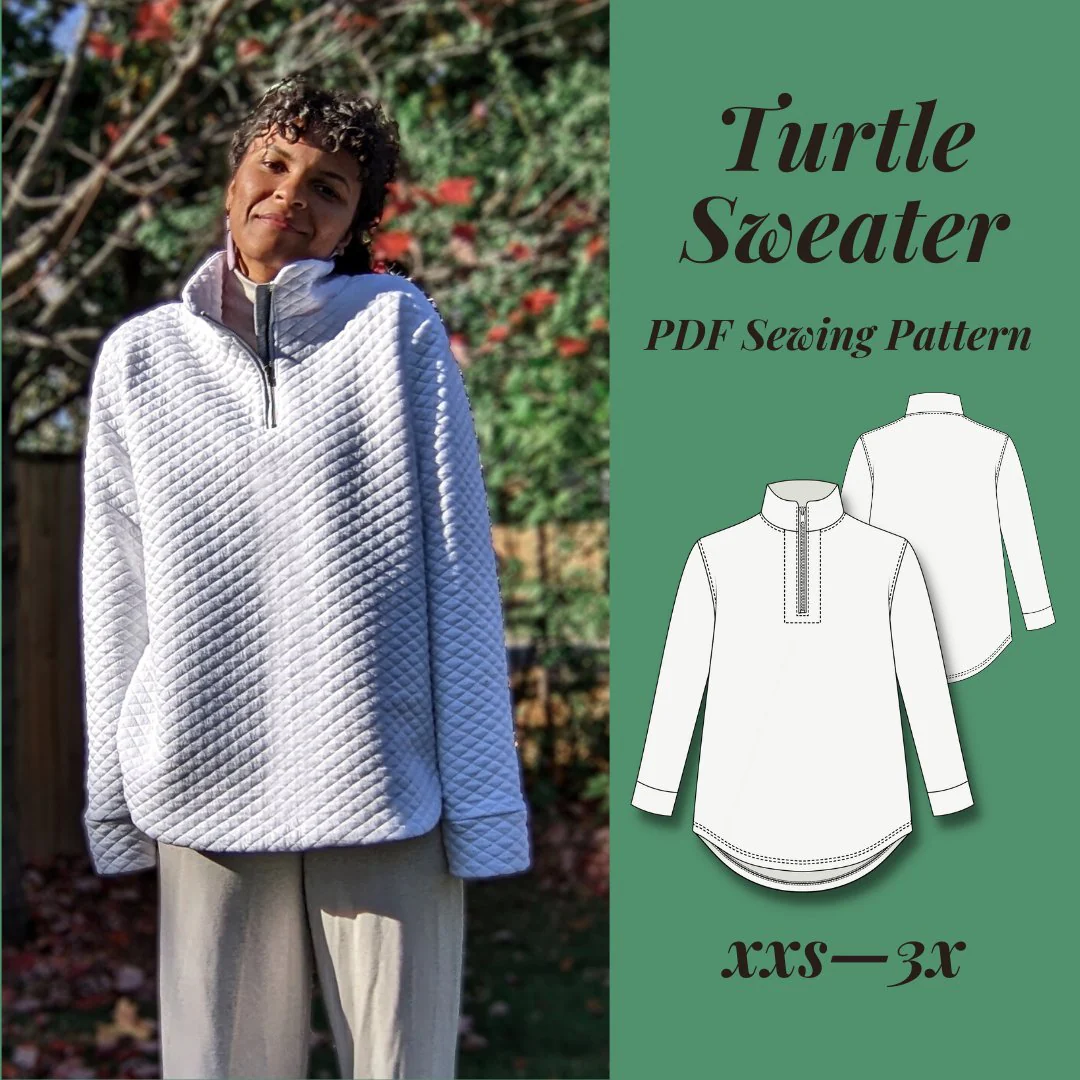 Turtle Sweater PDF Pattern - Lydia Naomi - Image 2