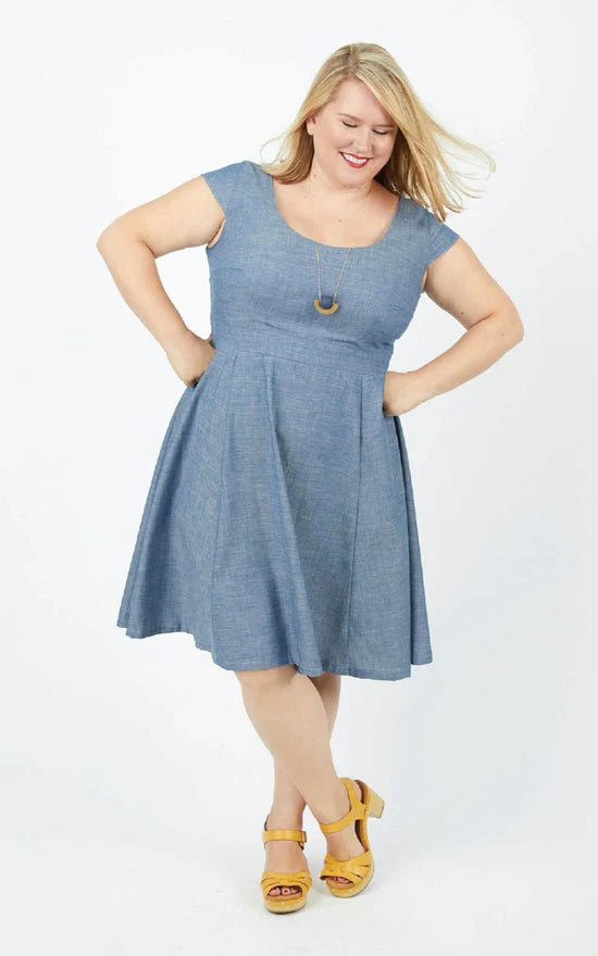 Upton Dress & Skirt plus Mix & Match Expansion Paper Pattern - Cashmerette - Image 3