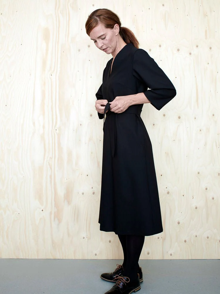 V-Neck Dress Pattern - The Assembly Line - XS2XL - Image 6