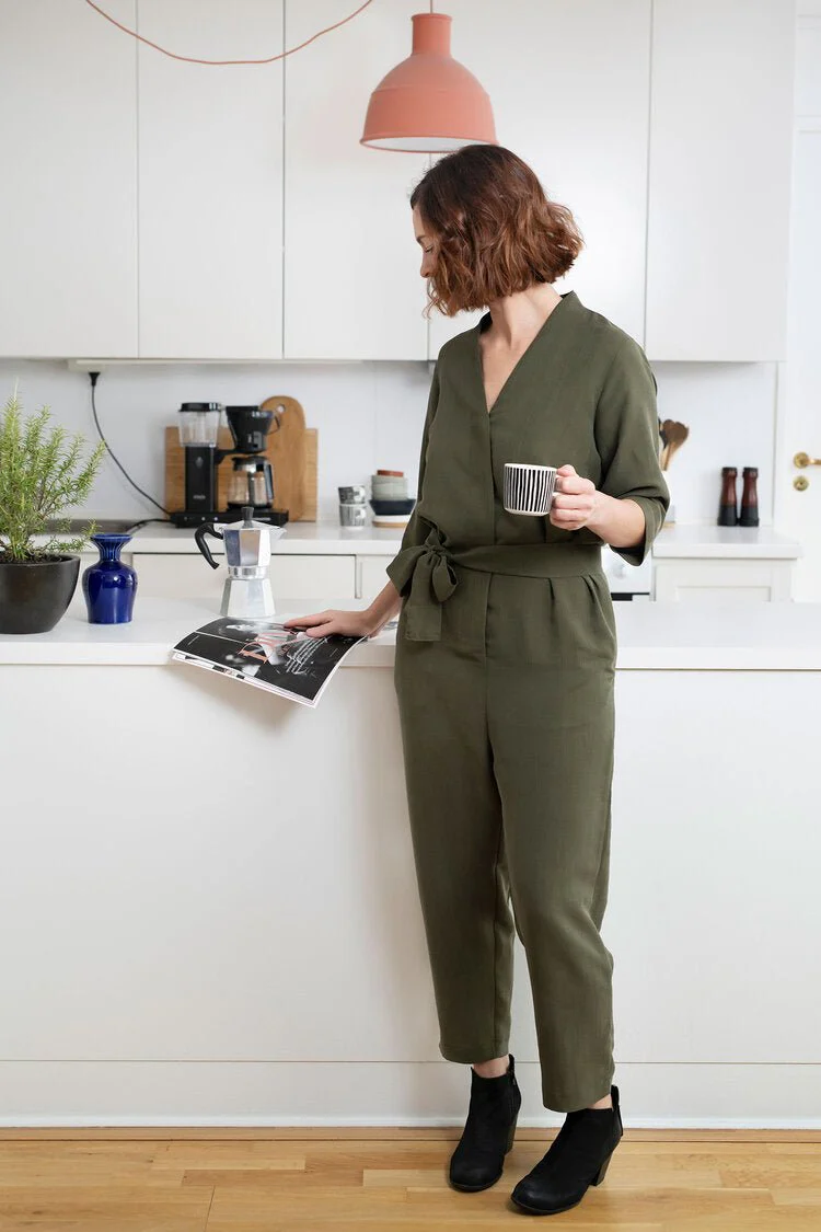 V-Neck Jumpsuit Pattern - The Assembly Line - Image 5