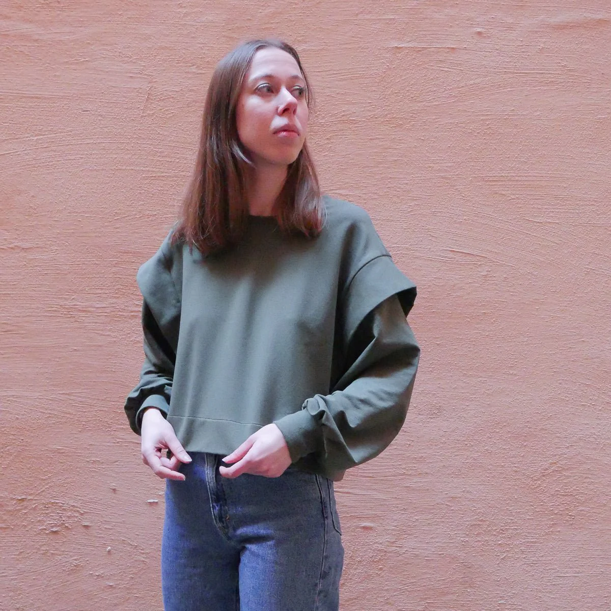Vancouver Sweatshirt Mum Sewing Pattern - Ladies 34/52 - Ikatee - Image 8