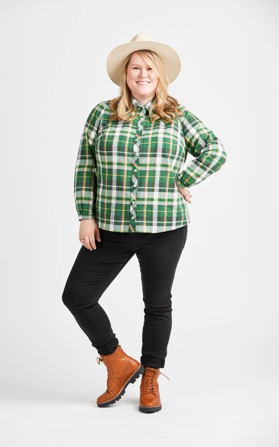Vernon Shirt Paper Pattern - Cashmerette - Image 5