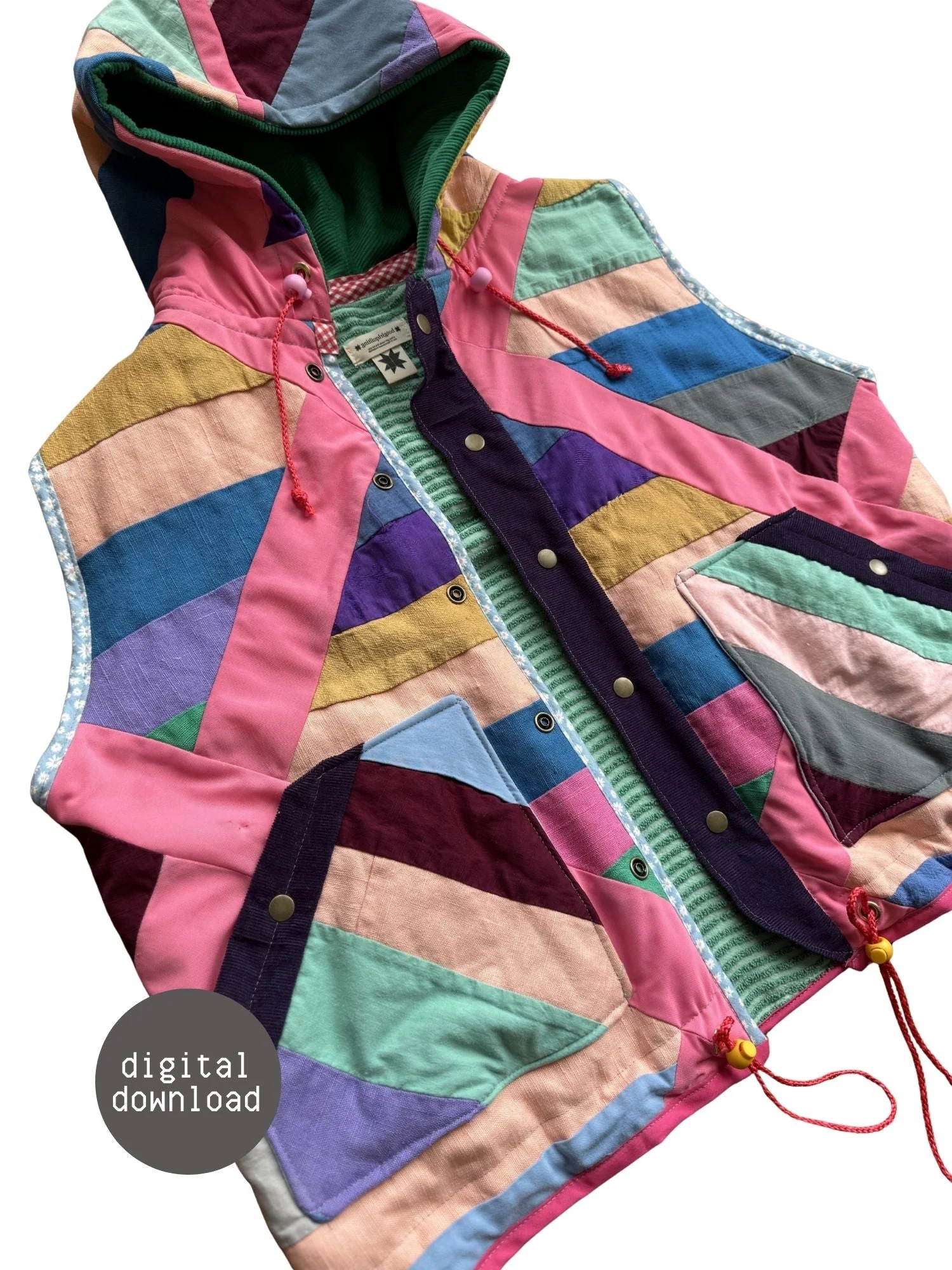Vest - PDF Pattern - Hot Girl Quilting - Image 3