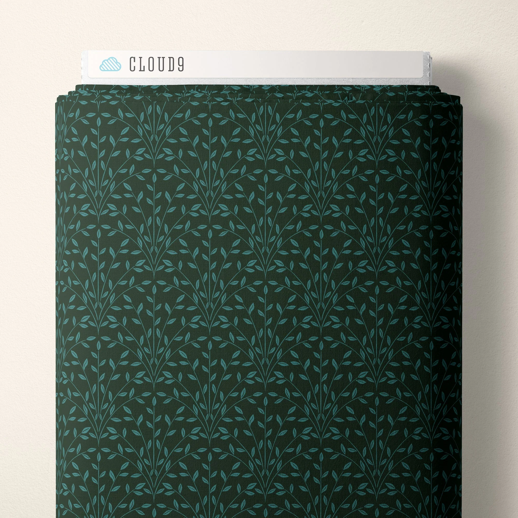 Vine - Dark Forest - Eventide - Jillian Anderson - Cloud 9 Fabrics - Poplin
