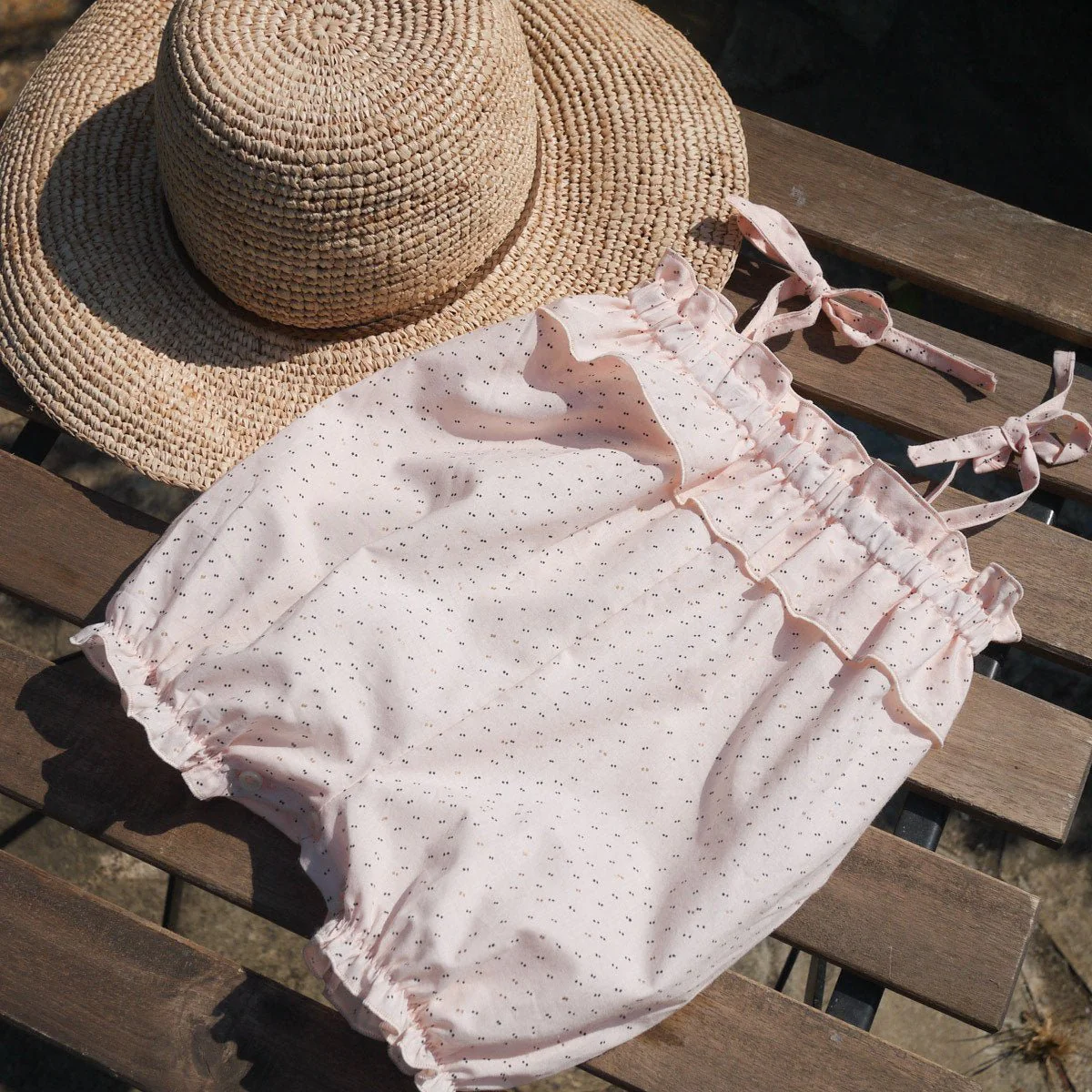 Volantis Tank Romper Sewing Pattern- Baby 1/24M - Ikatee - Image 7