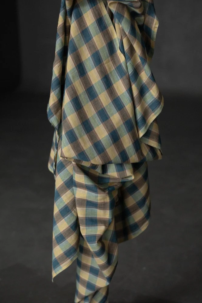 Walnut Grove Check Handwoven Indian Cotton - Merchant & Mills