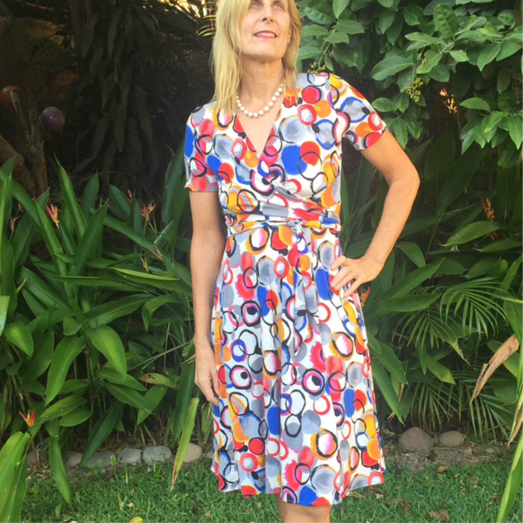 Wanda Wrap Dress Womens Paper Pattern - Wardrobe by Me - Image 5