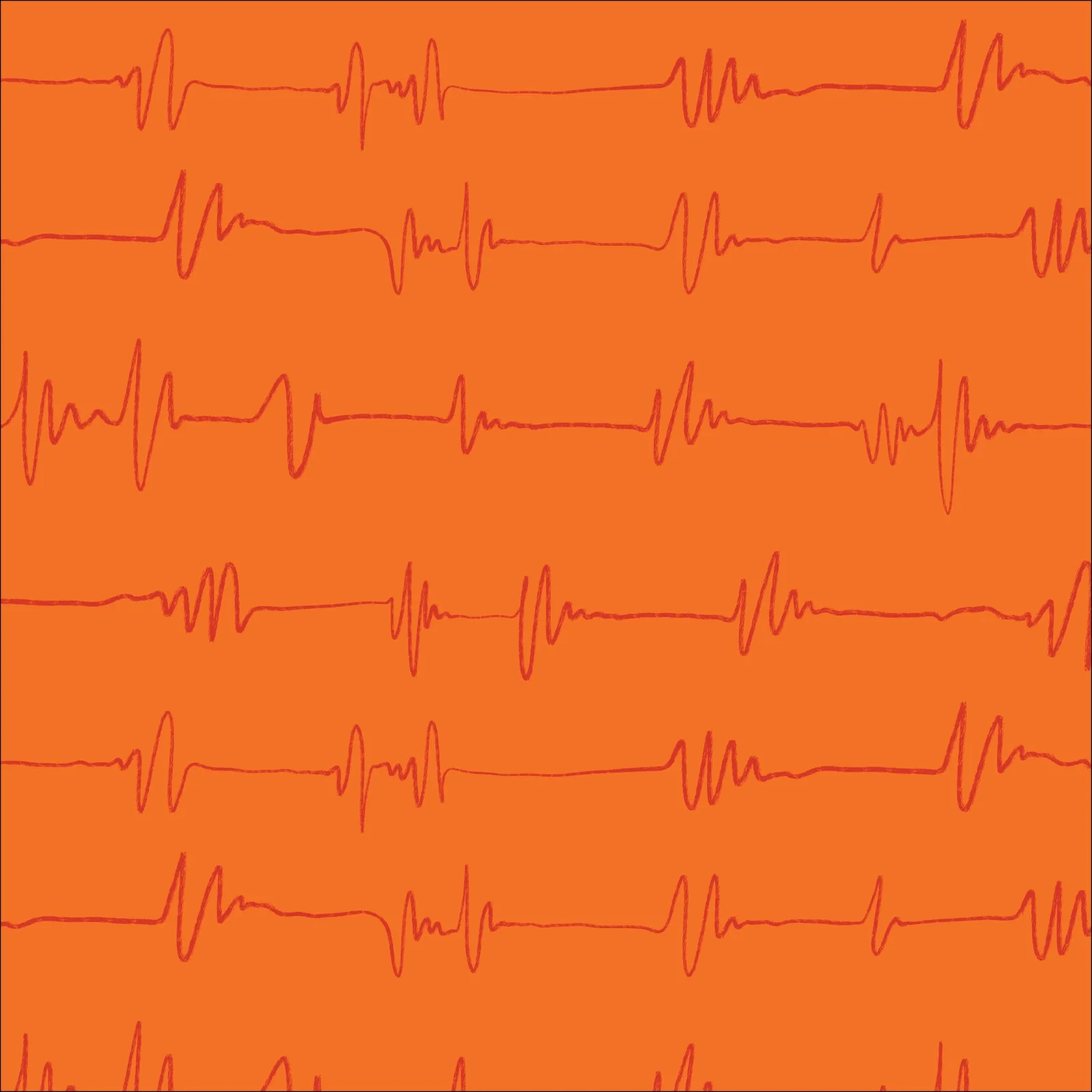 Wavelengths Orange - High Gear - MK Surface - Cloud 9 Fabrics - Poplin - Image 3