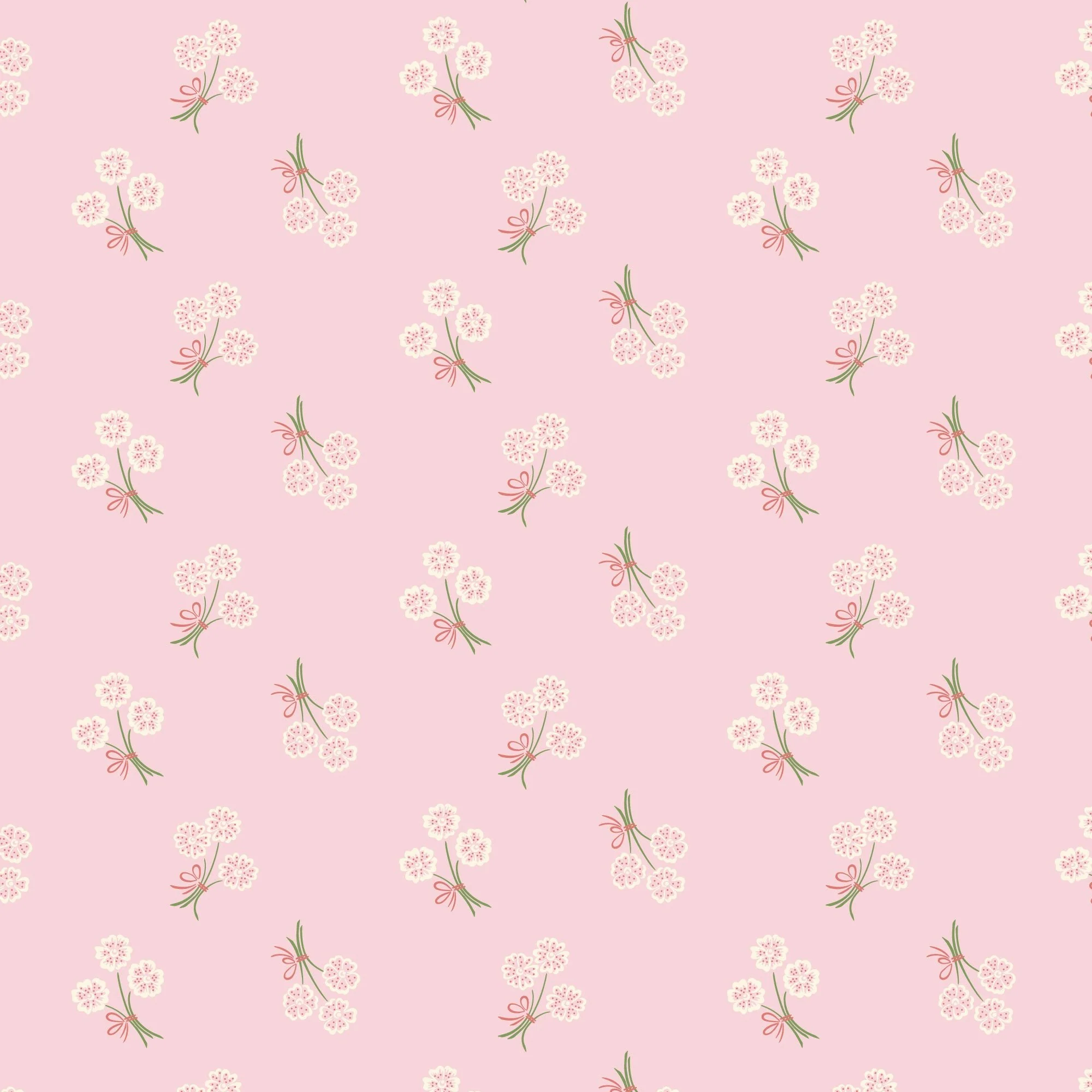 Whimsy Keepsake - Pink - Summer Garden - House Of Haricot - Cloud 9 Fabrics - Poplin - Image 3