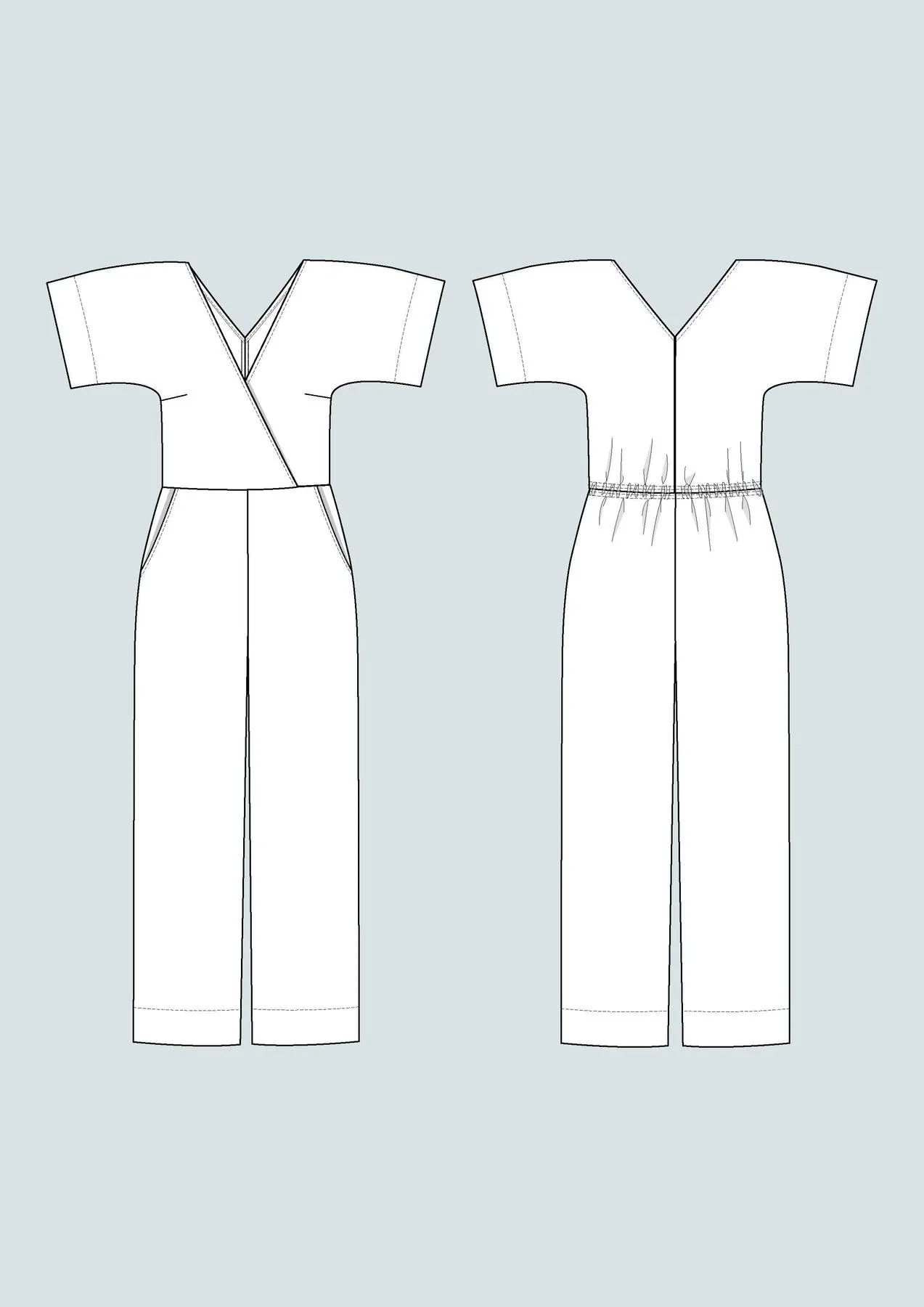 Wide-Leg Jumpsuit Pattern - The Assembly Line - Image 4