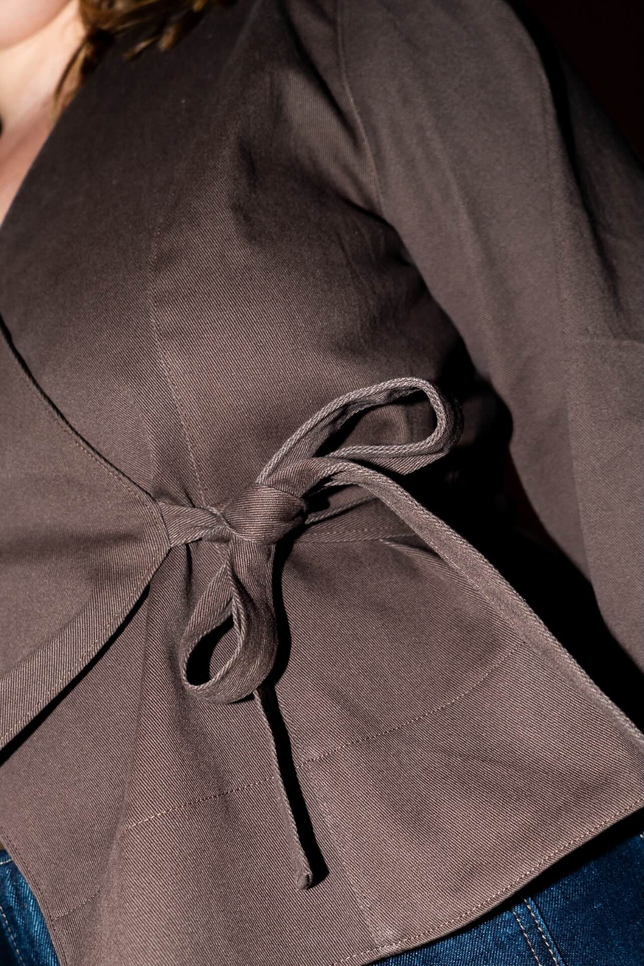 Wrap Blouse + Straight Sleeves Jacket - Paper Sewing Pattern - Puff And Pencil - Image 4