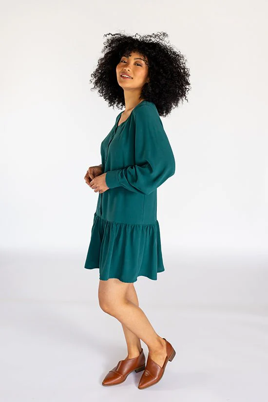 Wren Blouse/Mini-Dress Pattern - Chalk + Notch - Image 13