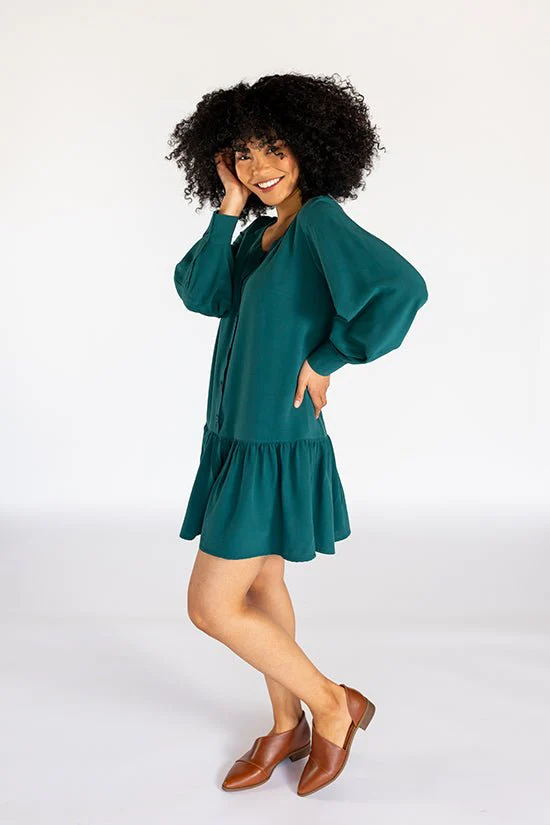 Wren Blouse/Mini-Dress Pattern - Chalk + Notch - Image 15