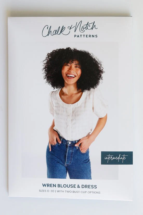 Wren Blouse/Mini-Dress Pattern - Chalk + Notch - Image 26