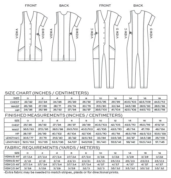 Rory Jumpsuit Sewing Pattern - True Bias - Image 6