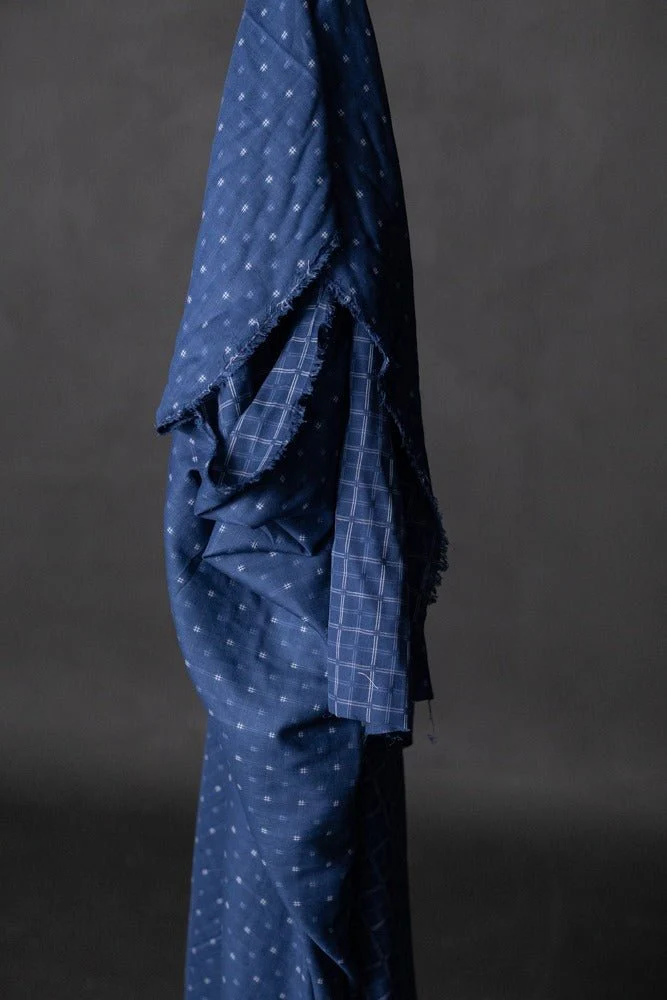 Yoku Blue Double Gauze Cotton - Merchant & Mills - Image 3