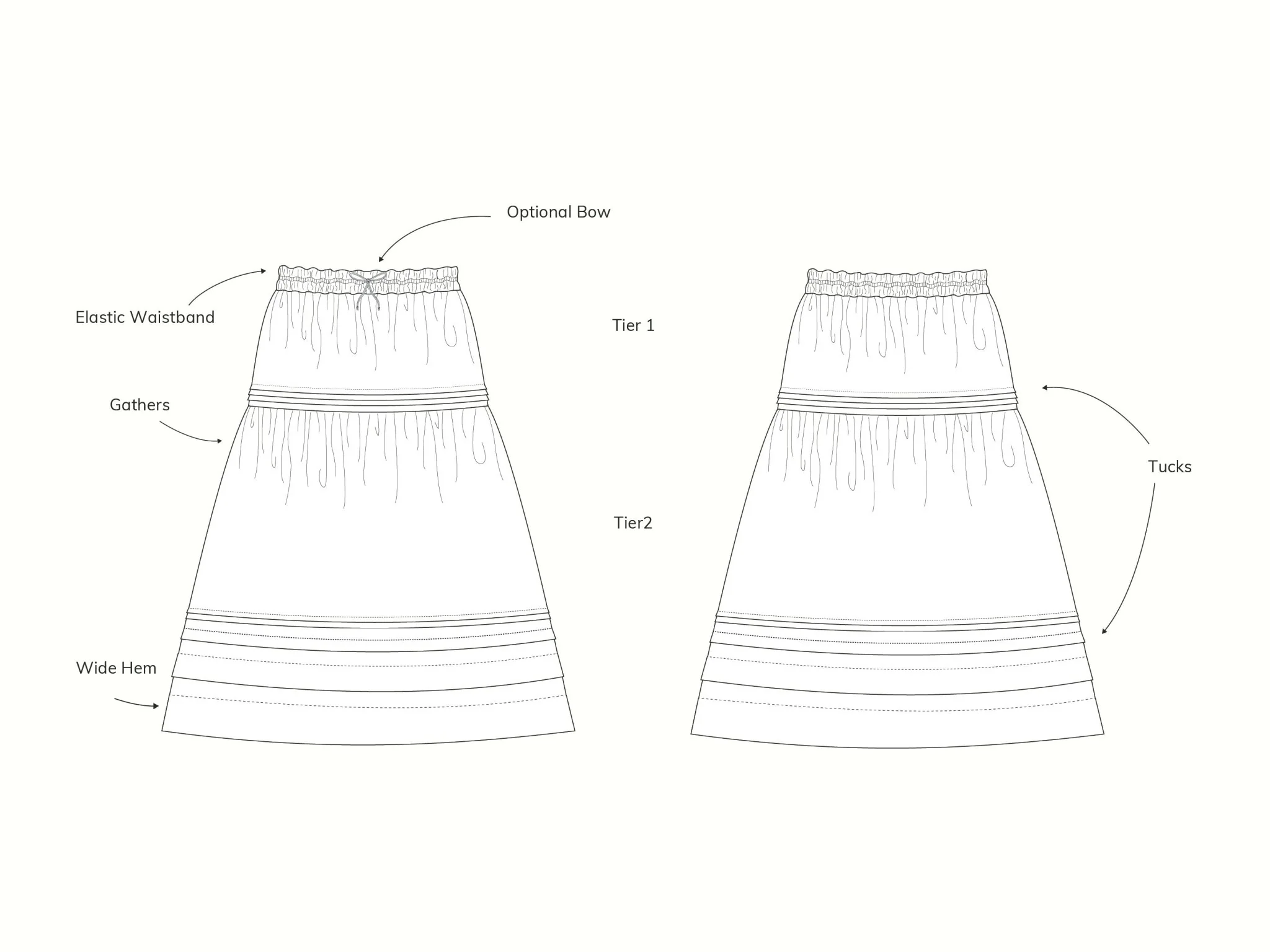 ZAMORA Midi Skirt PDF Sewing Pattern - Madswick - Image 34