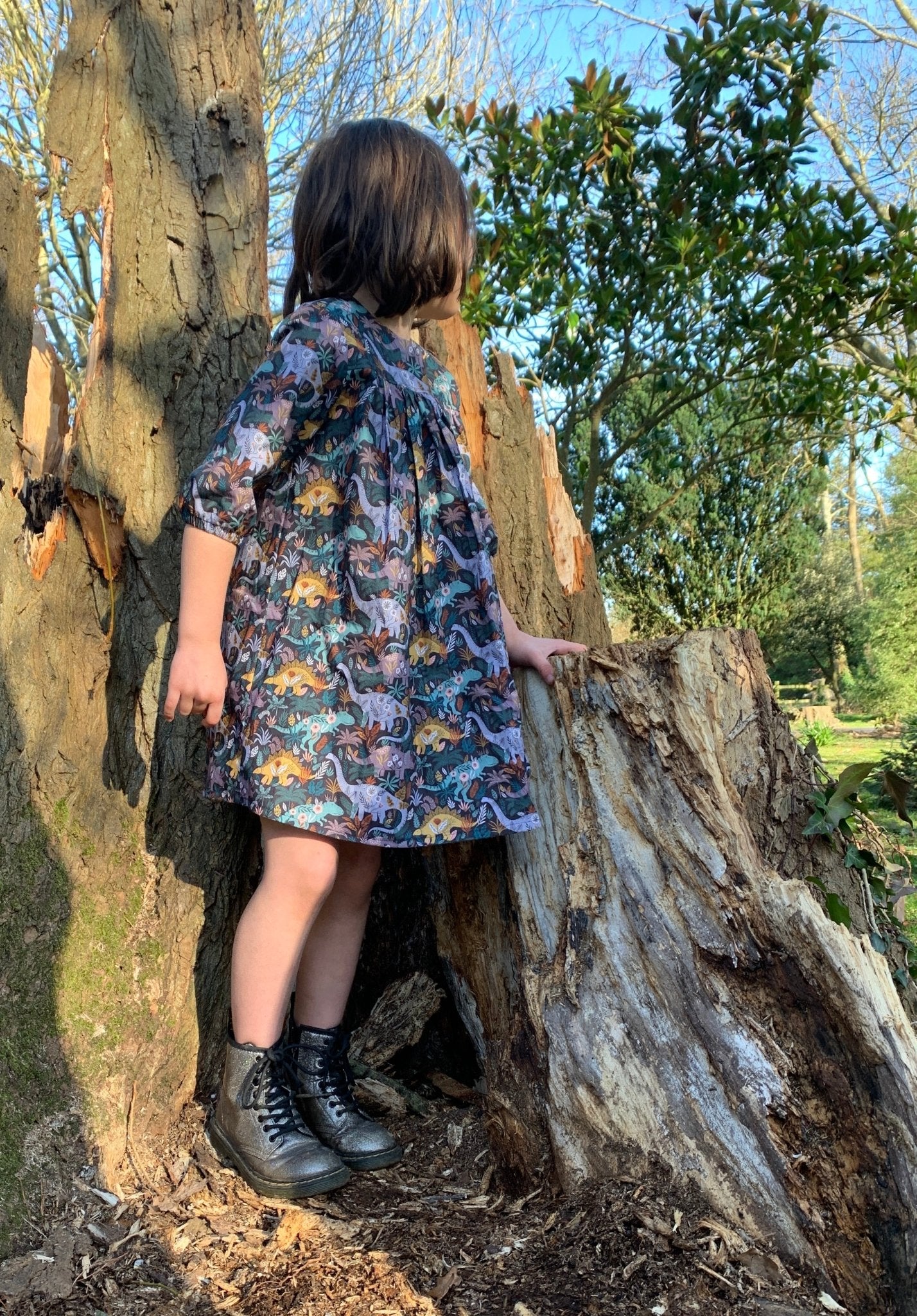 Zara Smock Dress - Kids Paper Sewing Pattern - Two Stitches Patterns - Image 2
