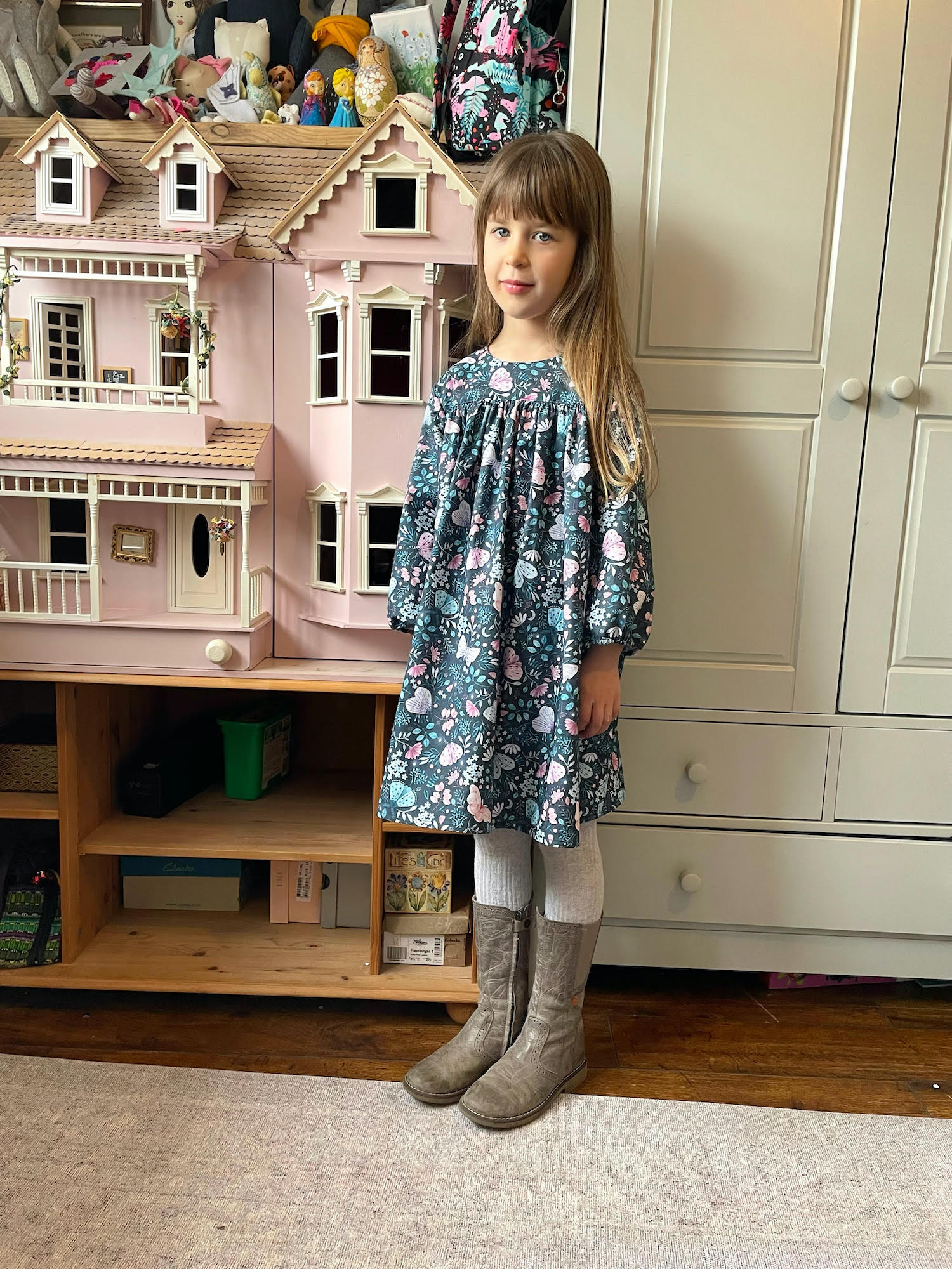 Zara Smock Dress - Kids Paper Sewing Pattern - Two Stitches Patterns - Image 3