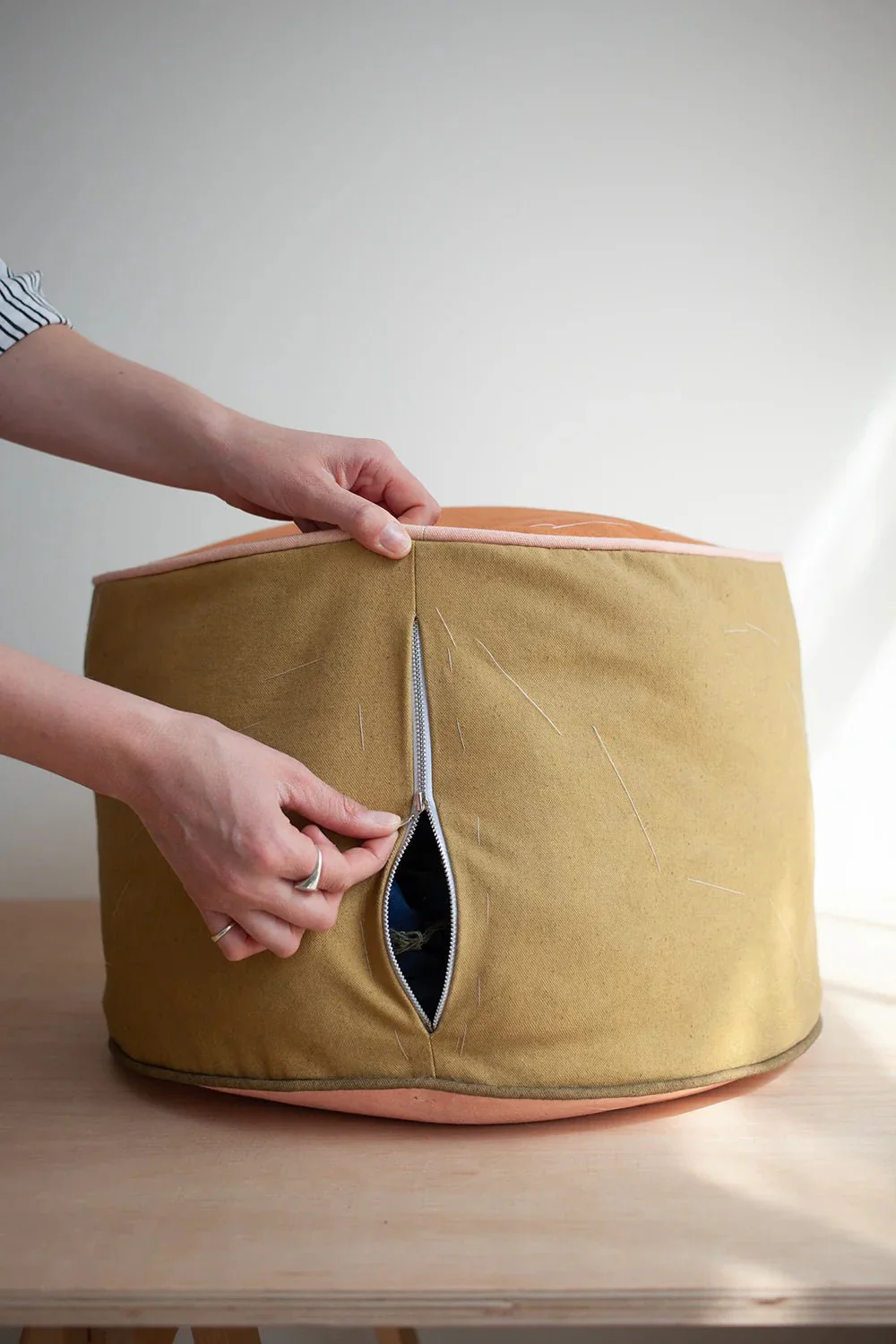 Zero Waste Poof PDF Pattern - Modern Sewing Co. - Image 4