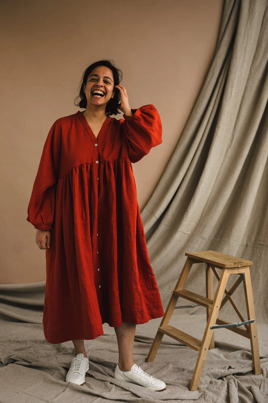 ZW Gather Dress - Birgitta Helmersson - PDF Pattern - Image 5