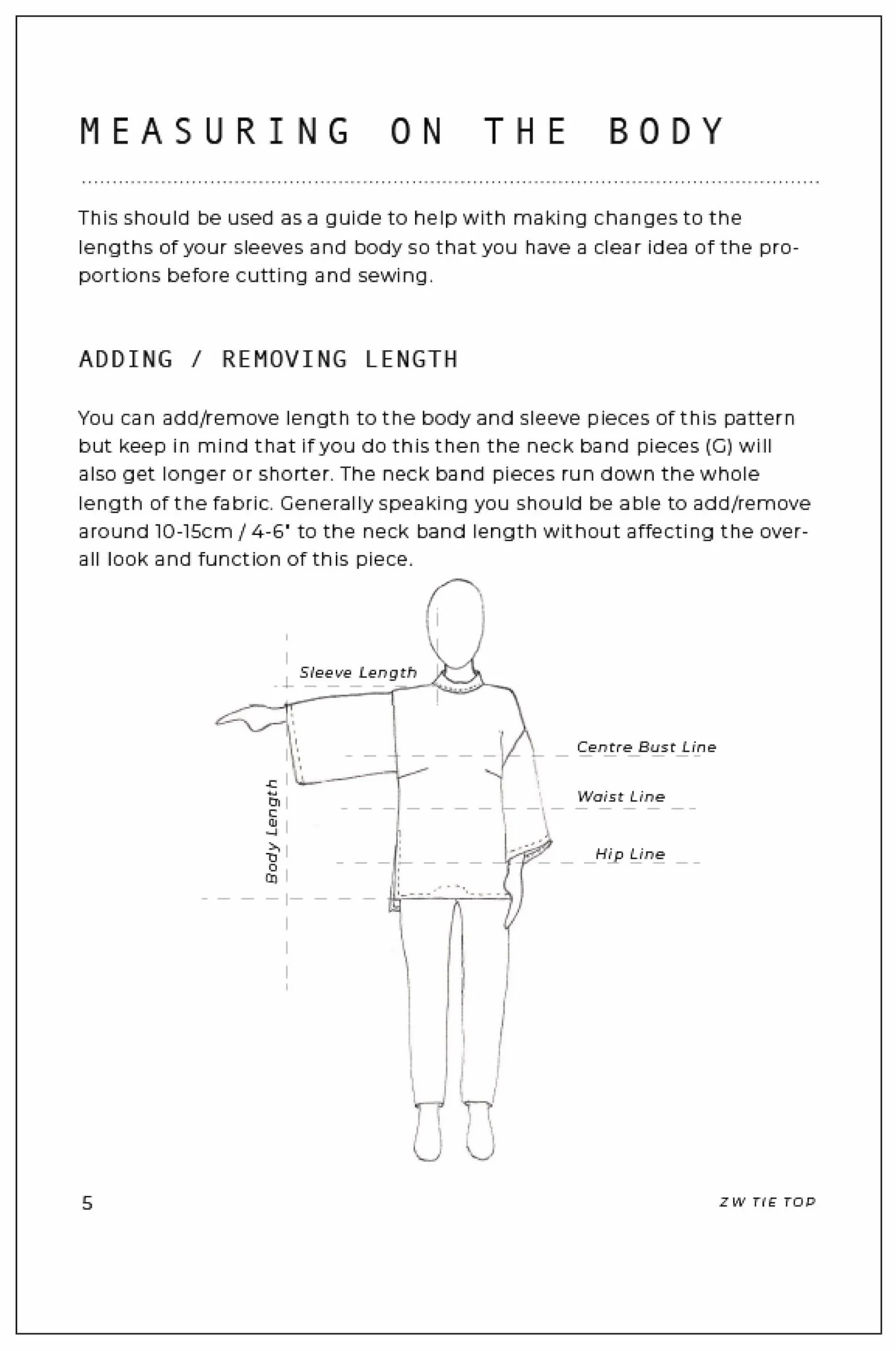 ZW Tie Top - Birgitta Helmersson - PDF Pattern - Image 12